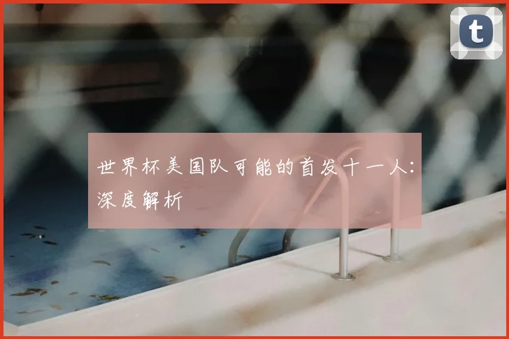世界杯美国队可能的首发十一人：深度解析